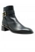JIMMY CHOO J000154004 BLACK LEATHER CLARICE ANKLE BOOTS