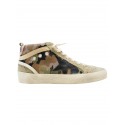 GOLDEN GOOSE GWF00122.F004132.82164 CAMOUFLAGE LEATHER MID STAR SNEAKERS